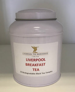 Liverpool Breakfast Tea Temples Tin