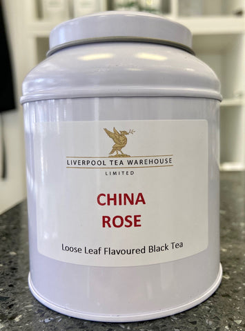 China Rose Tea Tin